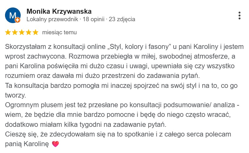 opinia monika krzywanska