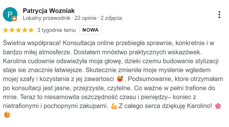 opinia patrycja wozniak